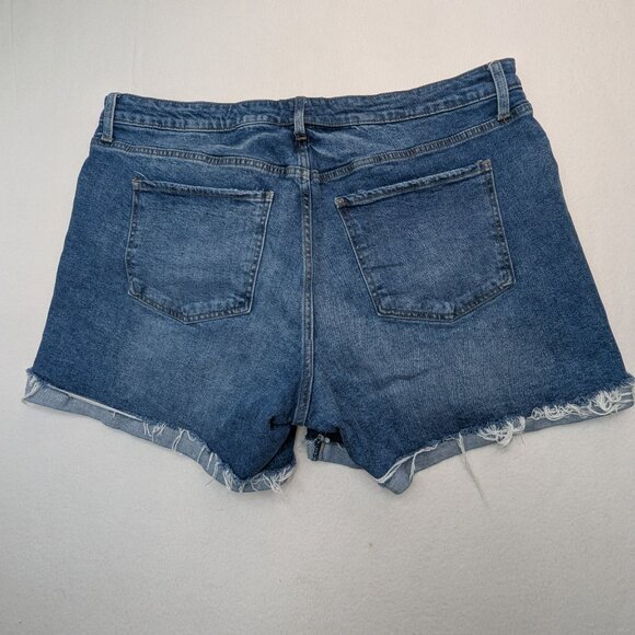 RARE PLUS KUT from Kloth Jane High Rise Short, Plus sZ 18 W Blue - Picture 7 of 15